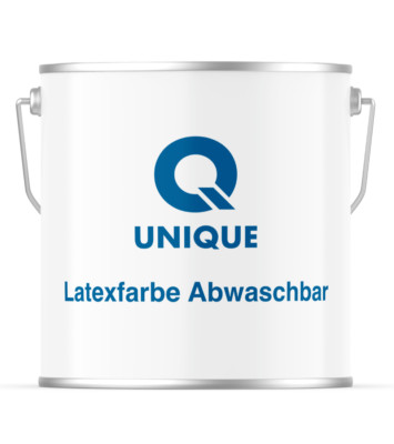 UNIQUE Latexfarbe   Hochdeckende & Abwaschbare Wand- und Deckenfarbe | Mat 5L