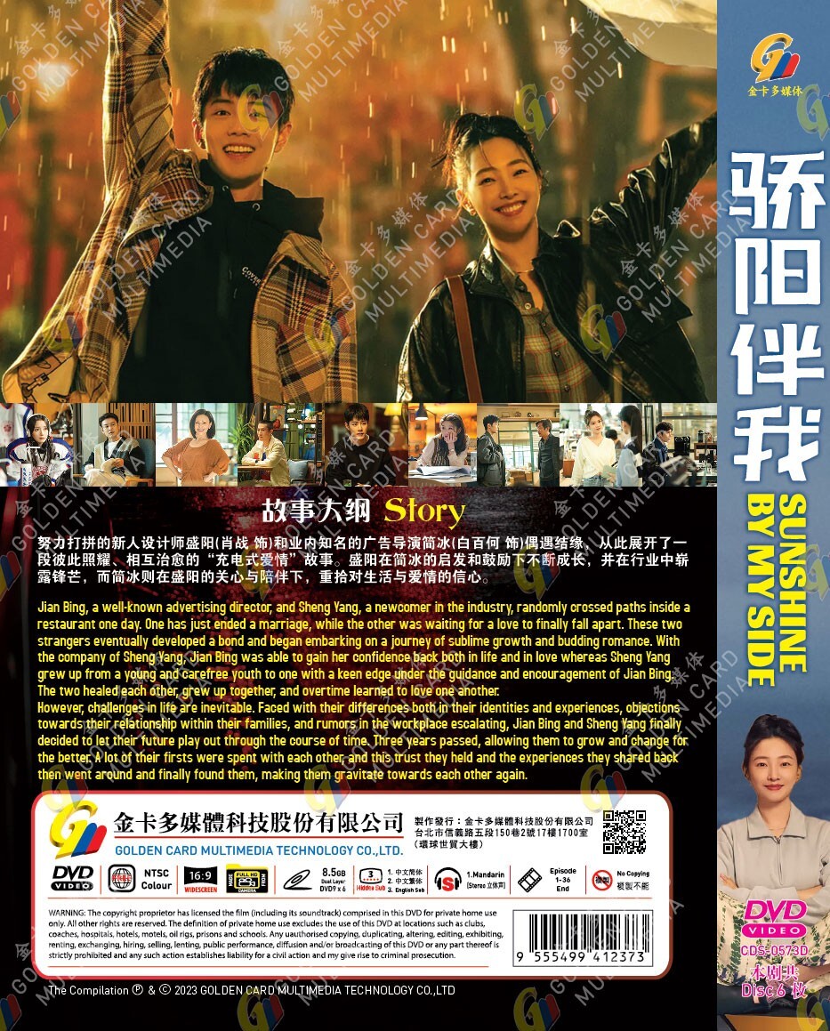 CHINESE DRAMA SUNSHINE BY MY SIDE 骄阳伴我 VOL.1-36 END DVD
