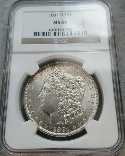 1881-O MORGAN SILVER DOLLAR  NGC MS 64 VAM-40 R-5
