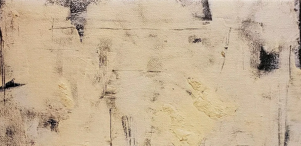 Impresión de arte giclee minimalista abstracto sobre lienzo de K.A.Davis "The Croft" Foto 3 de 4