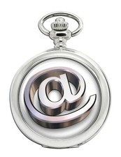 at Sign or symbol Pocket Watch