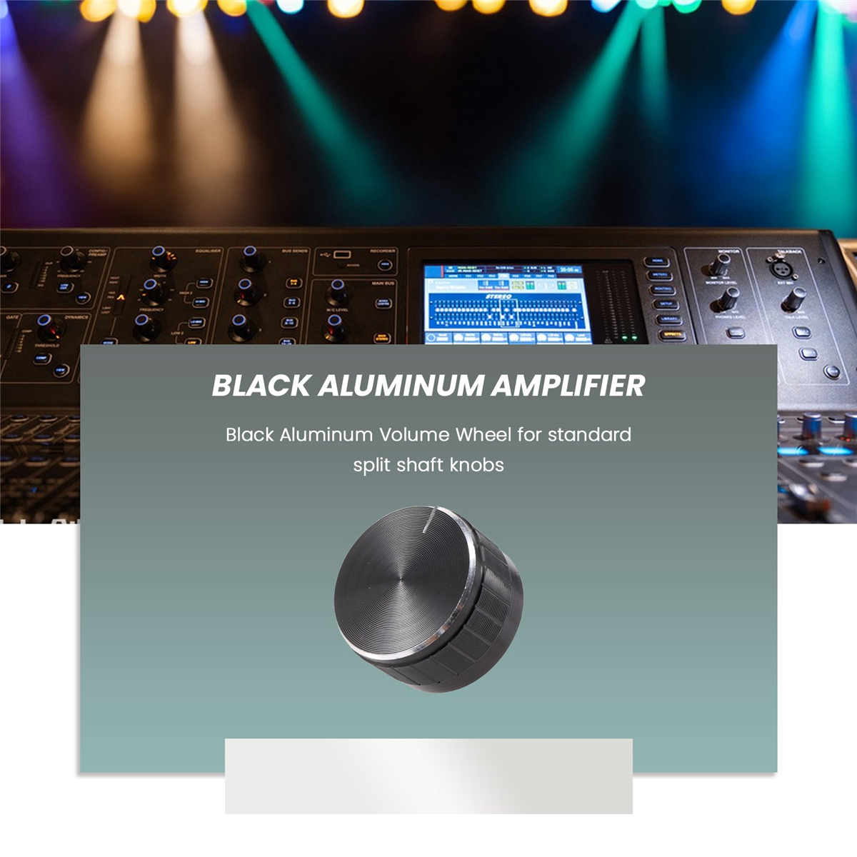 5X(Black Aluminum Volume Control Amplifier Knob Wheel I3F6)2838 eBay