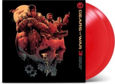 Gears Of War 3 Original Video Game Soundtrack RED VINYL LP! Steve 