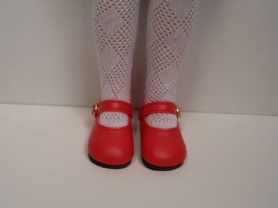 Red Basic Slim Fit Doll Shoes For 14'' Robert Tonner Betsy McCall (Debs)