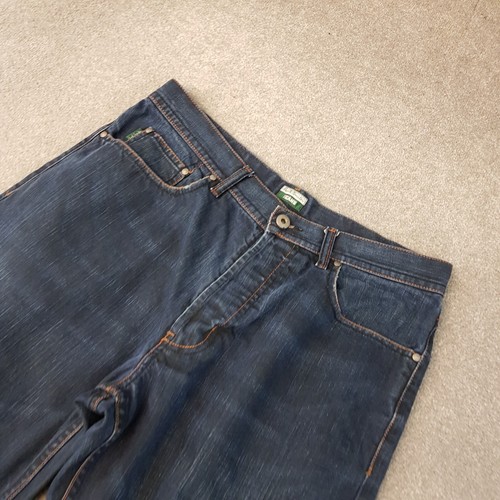 Paul Smith Mens Jeans 32x31 Blue Regular Straight Denim PSJ Button VTG W32 L31 - Picture 2 of 16