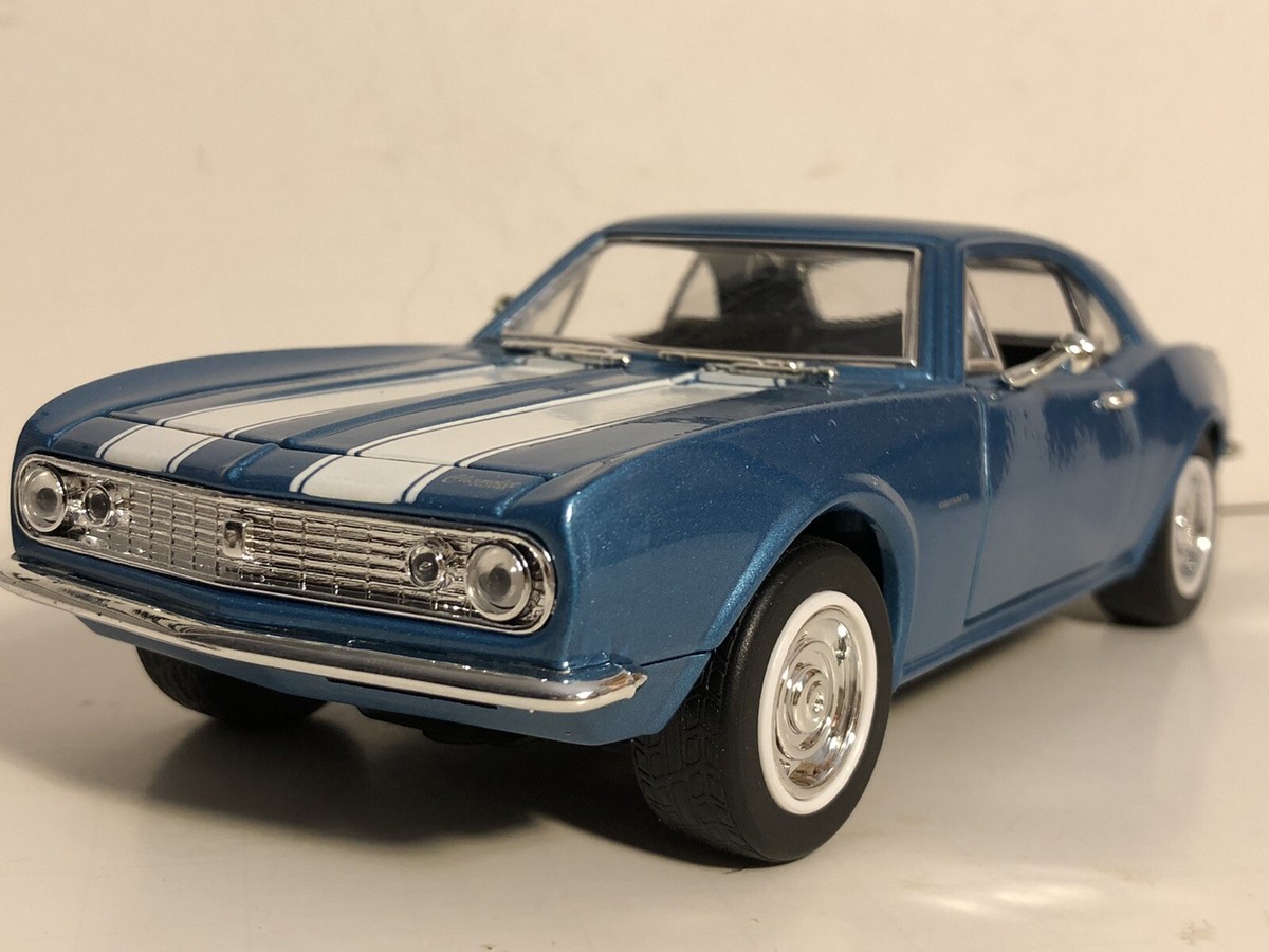 SUNNYSIDE 1967 CHEVY CAMARO Z28 BLUE 1:24 DIECAST MODEL CAR NEW NO