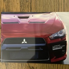 2015 2016 MITSUBISHI LANCER EVOLUTION FINAL EDITION PRESTIGE JDM BROCHURE RARE