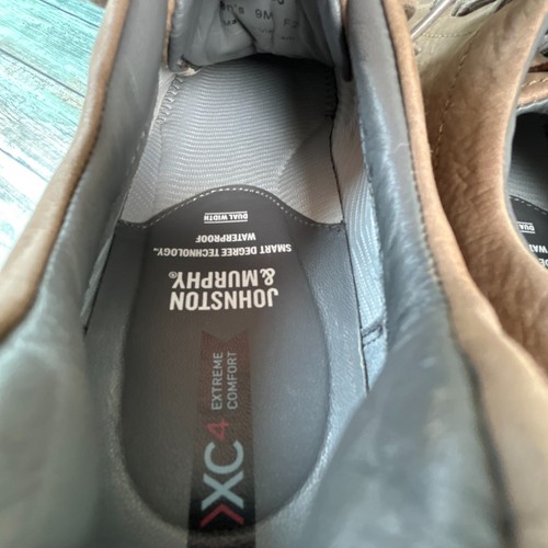Johnston & Murphy Sneaker Herren 9 wasserdicht braun Leder XC4 Foust Oxford Schuh - Bild 5 von 14