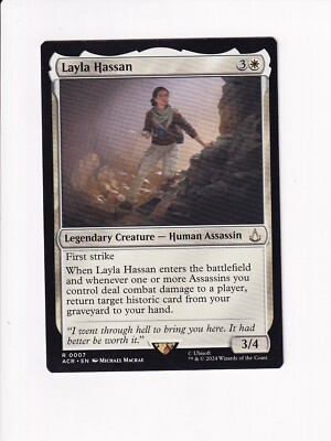 MAGIC THE GATHERING MTG ASSASSIN'S CREED LAYLA HASSAN (#1)
