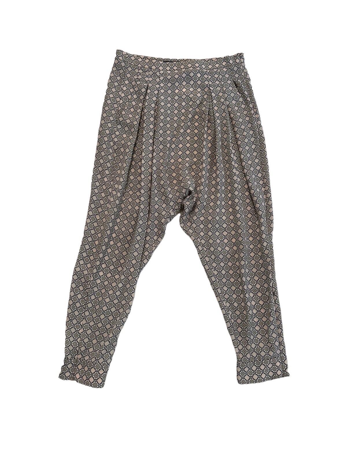 Zara Basic Womens Multicolor Pleated Tapered Trou… - image 3