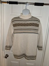 Paul Harris Design Knit Sweater Womens medium Made In USA 100% Acrylic I