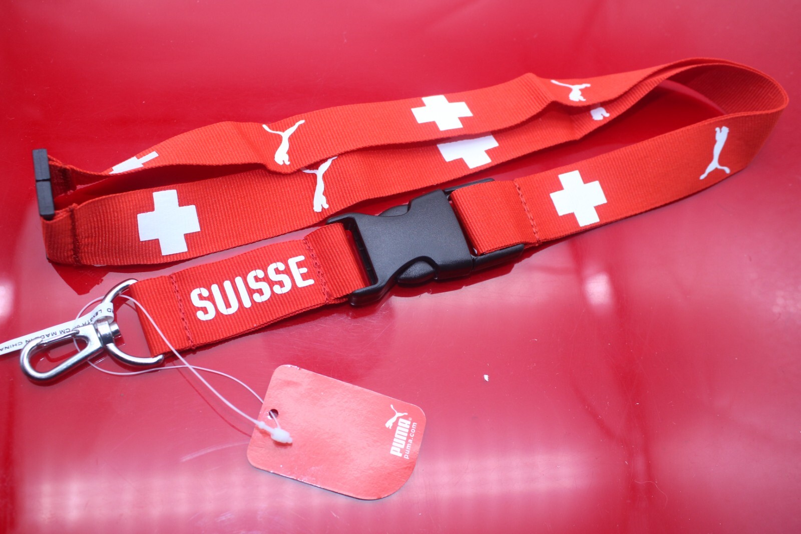 1. FC Kaiserslautern Schlüsselband - Rot Mit Logo & Schriftzug, Nylon Lanyard Mit Karabiner