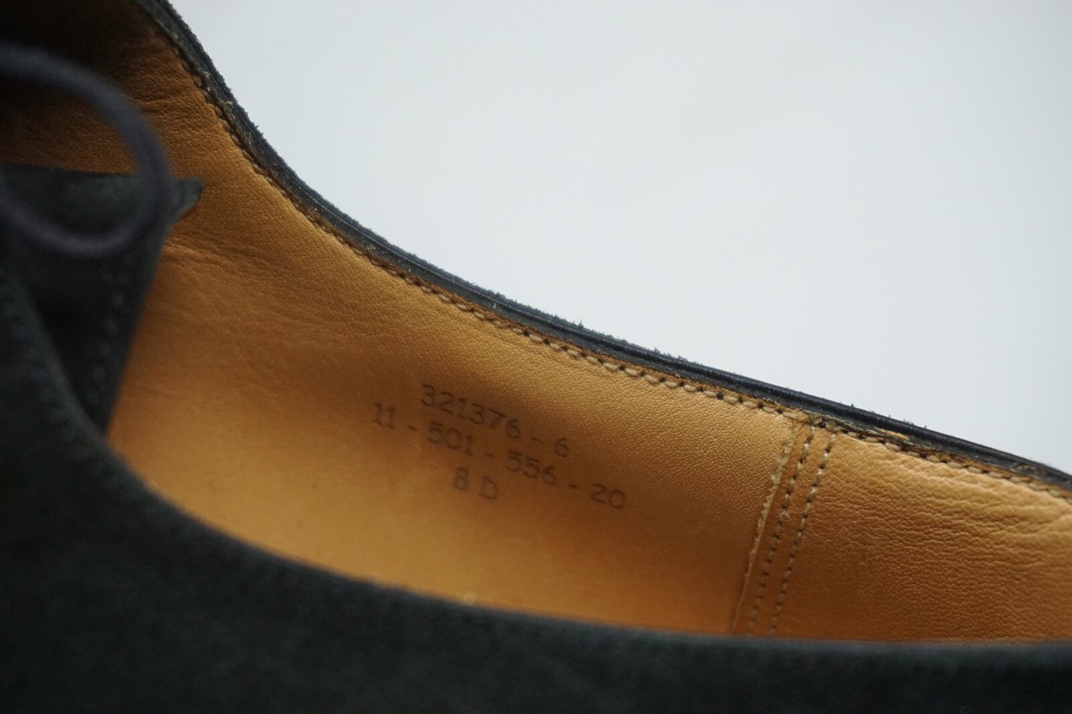 J.M. Weston Black Suede Nubuck Leather Mens Dress Shoes Sz 8D Made in France J.M. Weston Dress Shoes for Men for sale | eBay main image 3