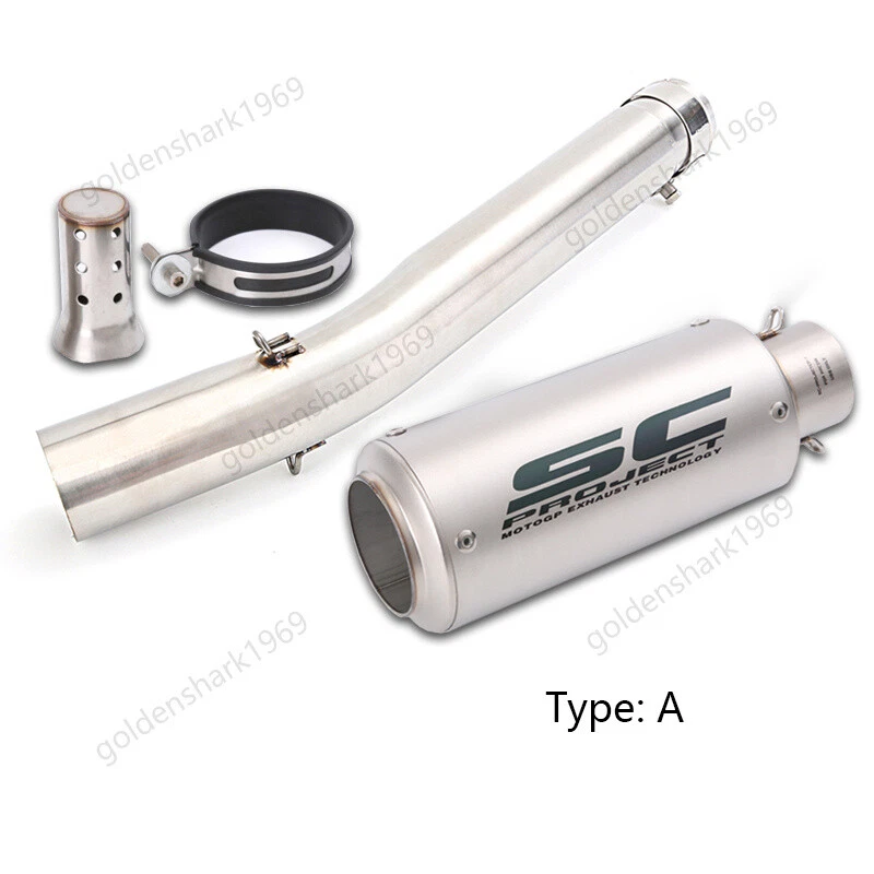 Silenciadores silenciadores 51 mm tubo de escape link médio tubo de escape para Suzuki GSXR 1000 2005 2006 - Imagem 4 de 4