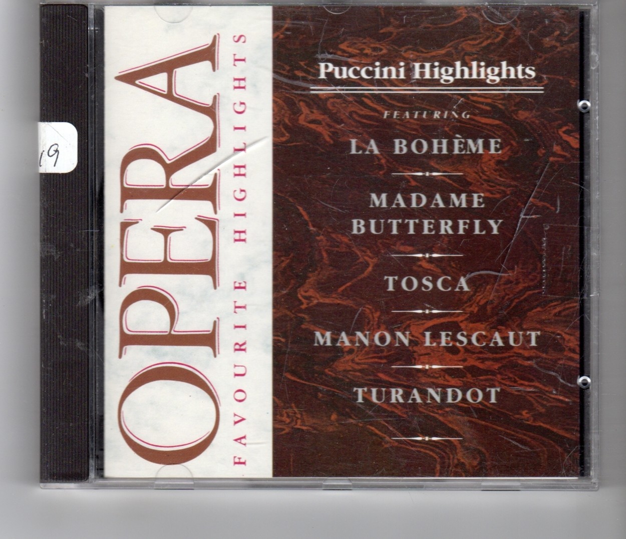 (HO953) Opera Favourite Highlights, Puccini Highlights - CD