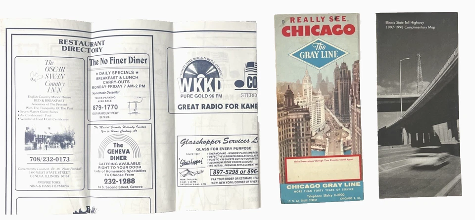 Vintage Road Maps & Travel Brochures Lot – Highway, State, City Maps Collection - Image 4 of 4