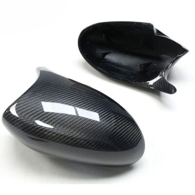 Replace For BMW E90 E91 E92 E87 E82 LCI M3 Carbon Fiber Mirror Cover Cap sgg