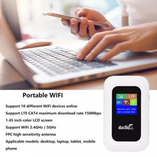 5G Unlocked LTE LCD Portable Mobile Broadband Wireless WiFi Router MiFi hotspot