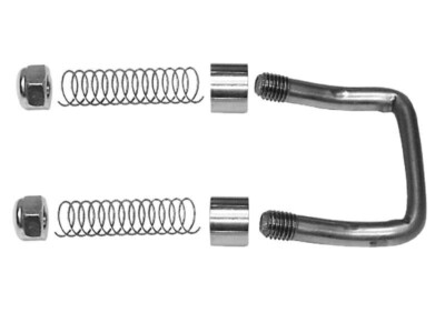 2 x ORIGINAL Böckmann Zurrbügel - Bügel Zurring Zurröse mit Feder klapperfrei
