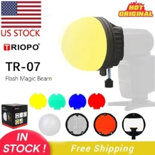US TRIOPO MagDome Flash Color Filter Diffuser Ball Kit Fr Godox AD200 V860 TT685