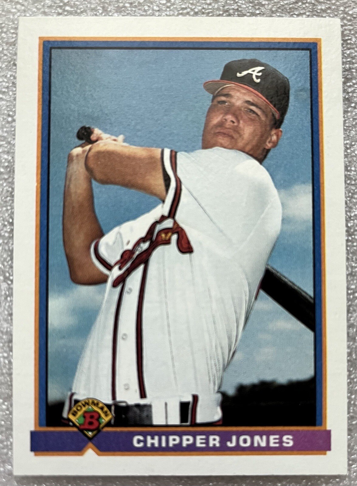 Chipper Jones 1991 Bowman #569 Rookie Card RC Braves