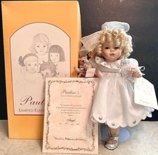 RARE PAULINE BJONNESS JACOBSEN 2005 LTD ED ANGEL PORCELAIN DOLL-NIB