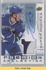2015-16 Premier 2003-04 Tribute Rookie 59/99 Jared McCann Patch Auto READ 4f5