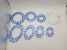 Creative Memories Custom Cutting System Circles Ovals Titleopia Guide Grid Lot