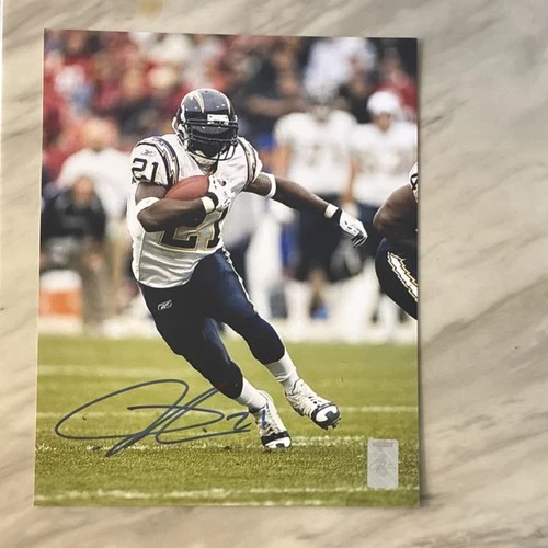 LaDainian Tomlinson Signed Photo San Diego Chargers with Player Hologram