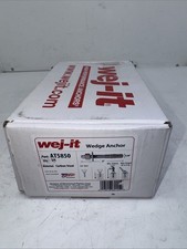 Wej-It Wedge Anchors, 5/8"x 5" Carbon Steel AT5850 Box of 10 New in Box