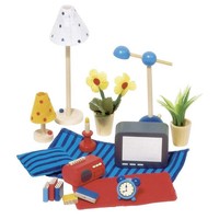 Goki Accessoires Wohn- Und Schlafzimmer 1Er Set Spielzeug Holzspielzeug Neu