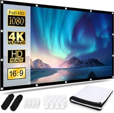 Écran de Projection Pour Films  Vidéoprojecteur Wifi Bluetooth Android 16:9 4K