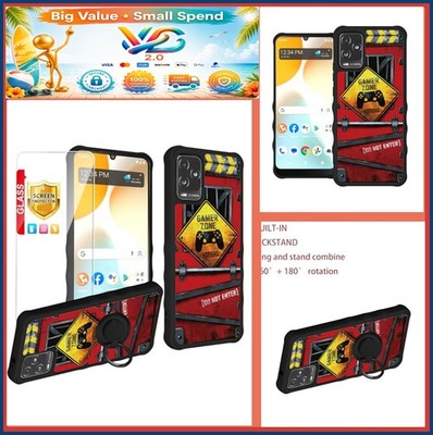 BLU View 5 Pro Case Glow Effect TPU Shockproof with Screen Protector