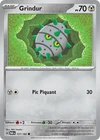 Carte Pokémon Grindur 127/182 EV4 Faille Paradoxe PAR Ecarlate Violet FR NEUVE