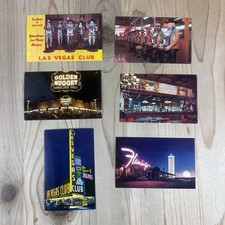 Las Vegas Nevada Casino Postcards Lot Of 6 Las Vegas Club Flamingo Golden Nugget