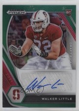 2021 Panini Prizm Draft Picks Green Walker Little #DPA-WAL Auto 0da5