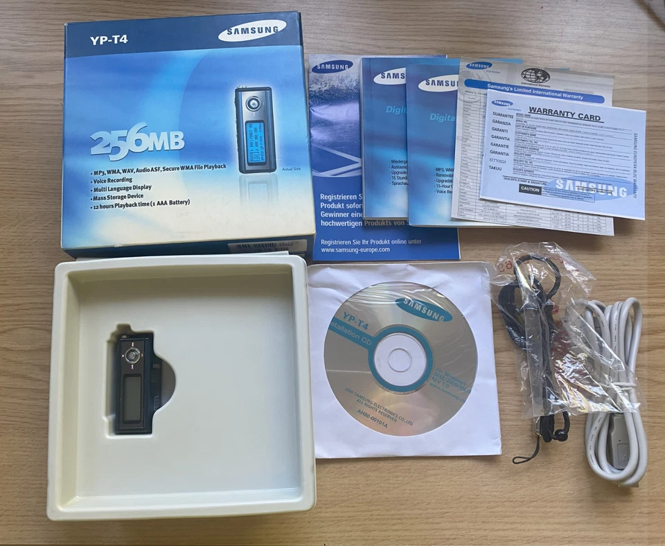 Samsung YT-P4 Mikro MP3 Player Vintage OVP 256MB - Bild 3 von 4