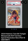 Pokemon Graded 3-Card Lot: Carmine #217 PSA 10, Charmander 1st Ed CGC 8