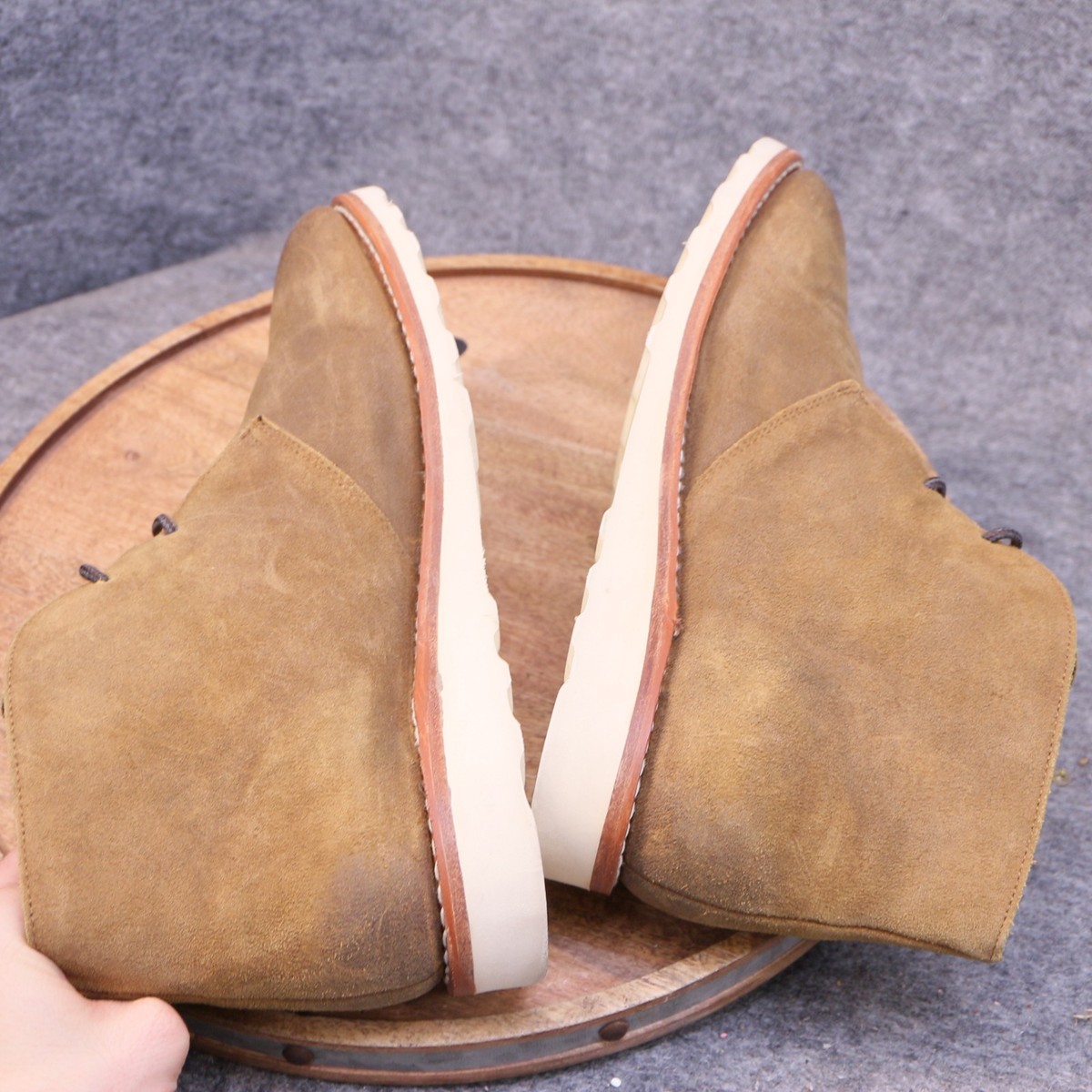 Thursday Boot Co Scout Chukka Mens 16 Brown Good Leather Wedge Sole Boot Amazon.com: Thursday Boot Company Men main image 2