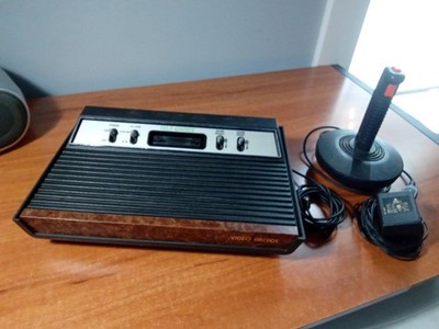 Sears Tele Games Video Arcade (Atari 2600 Clone) Console System + Hookups TESTED