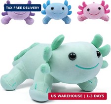 Axolotl Plush Toy, 10.8" Soft Cute Axolotl Stuffed Cotton Plush Pillow Kawaii Sa