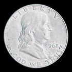 1962-D Franklin Silver Half Dollar