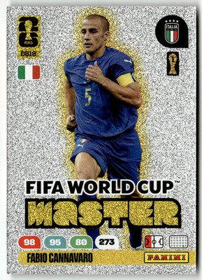 Panini FIFA World Cup Adrenalyn 2026 No. DB18 Fabio Cannavaro Dream Big Master