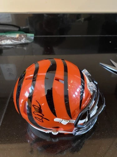 Corey Dillon Signed Mini Football NFL Helmet Cincinnati Bengals Beckett BAS