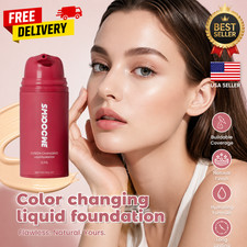 SMOOCHE Color Changing Foundation 30ml Self Adjusting Natural Coverage Makeup