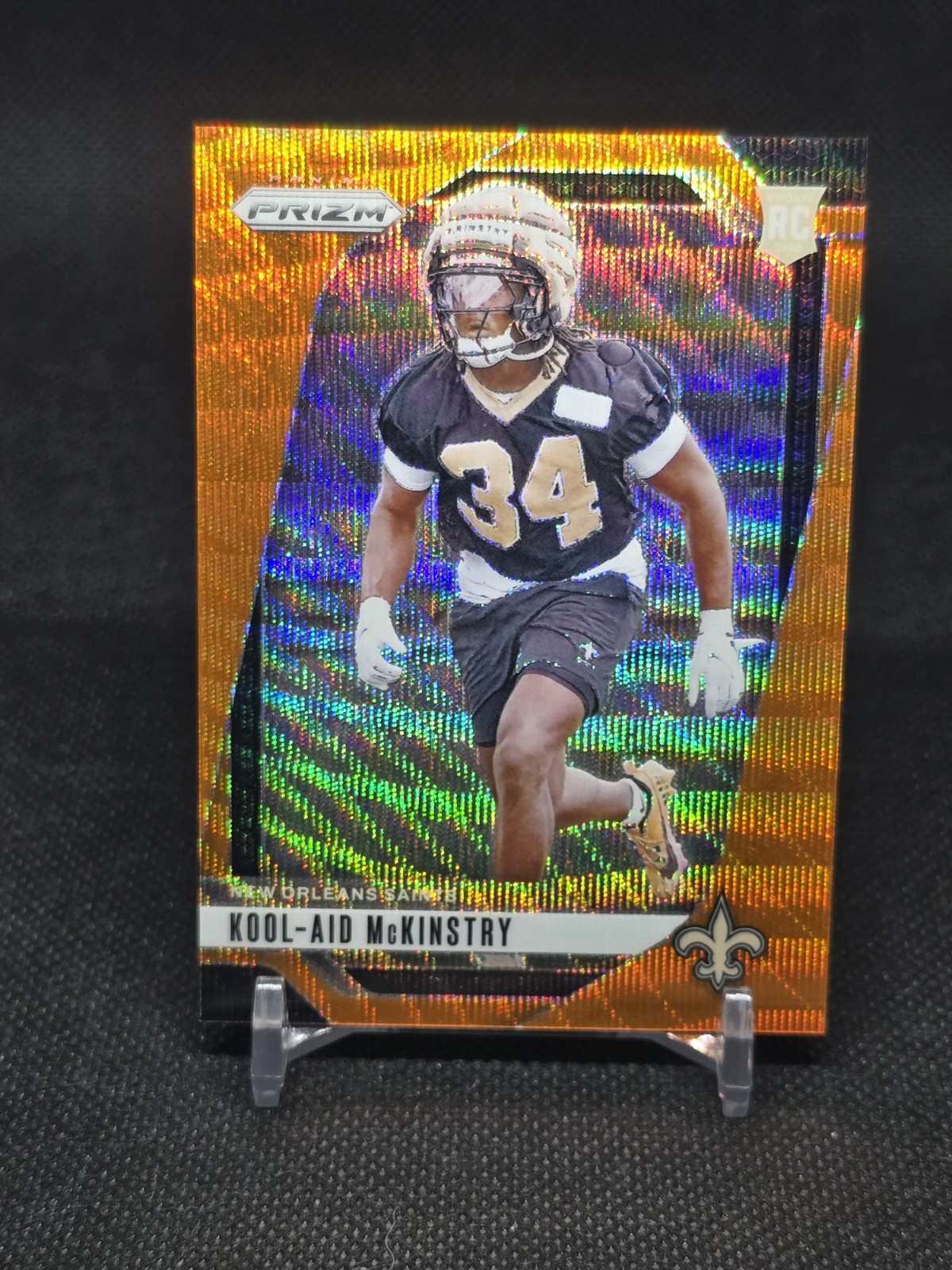 2024 Panini Prizm - Rookies Kool-Aid McKinstry #363 Orange Wave Prizm /60 (RC)