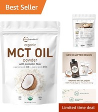 C8 MCT Oil Powder – Organic, & Non-GMO - Perfect Coffee Creamer Booster