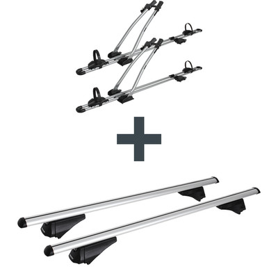 Dachträger + Fahrradträger für 2 Fahrräder - für MG HS SUV Typ AS23 NEU
