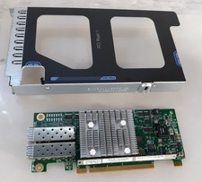 Cisco UCSC Fiber Network Card UCSC-PCIE-CSC-02 w/ PCIex16 Riser Card Bracket