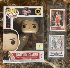 Caitlin Clark Panini Donruss #47,#13Basketball Cards And Caitlin Clark Funko Pop